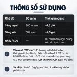 Đèn Kẹp Mũ WARSTAR WT1