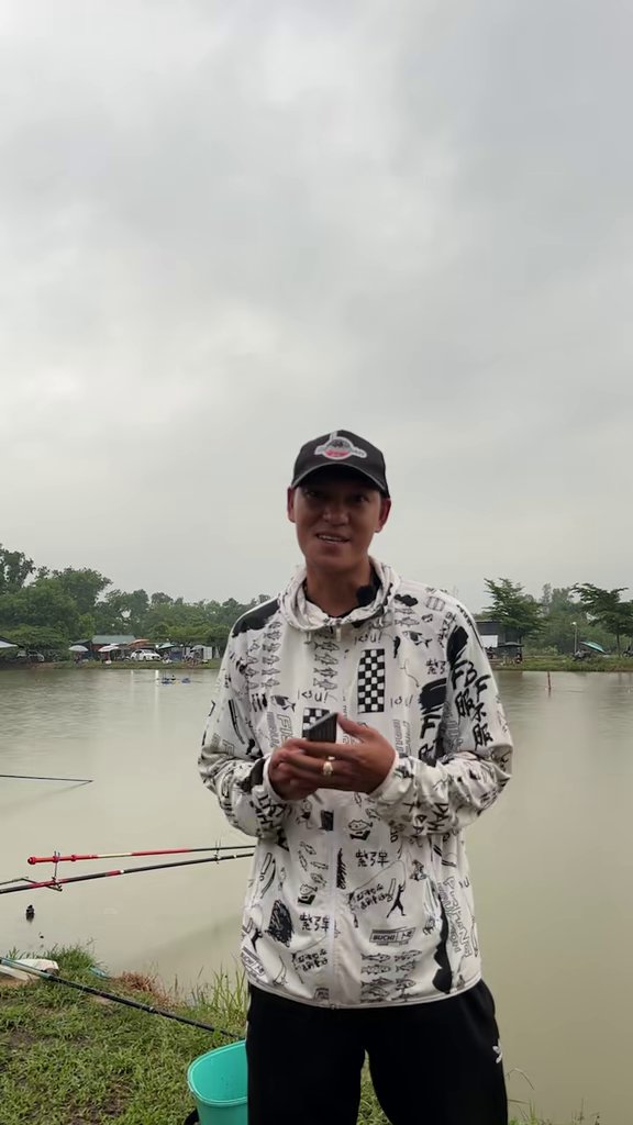 Năng Tính tổng kết buổi câu giữa trời mưa - Hồ Sơn Hải (Hoài Đức): Năng Tính đội mưa săn trắm đen, nhận thách thức của chủ hồ