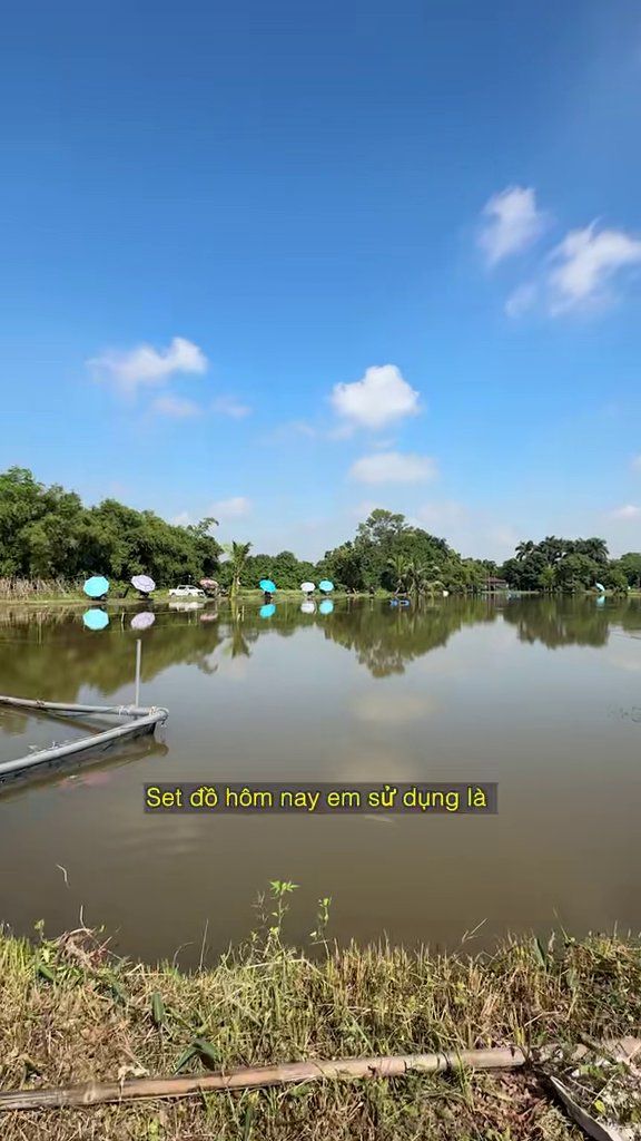 Hồ trắm đen nơi diễn ra kèo đấu - Kèo trắm đen căng đét: Huân Fishing và Năng Tính, ai thắng?