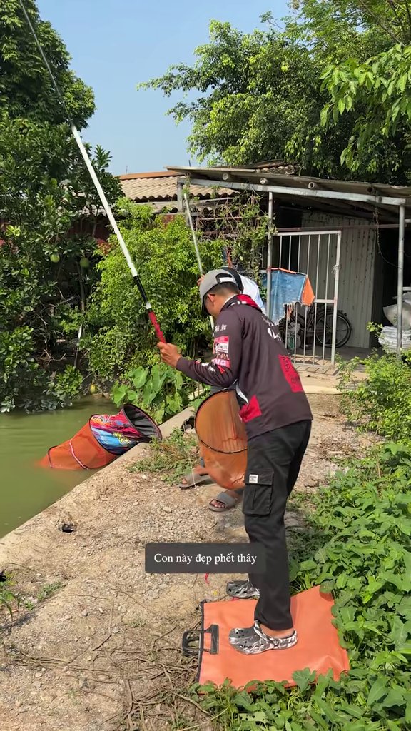 Dựng cần giữ cá bên bờ hồ - Câu chép ốc ngày hồ sale: Cao Thiện được 17 con và lưu ý khi bán cá