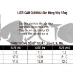Lưỡi Câu QIANHAI Săn Hàng Vảy Rồng