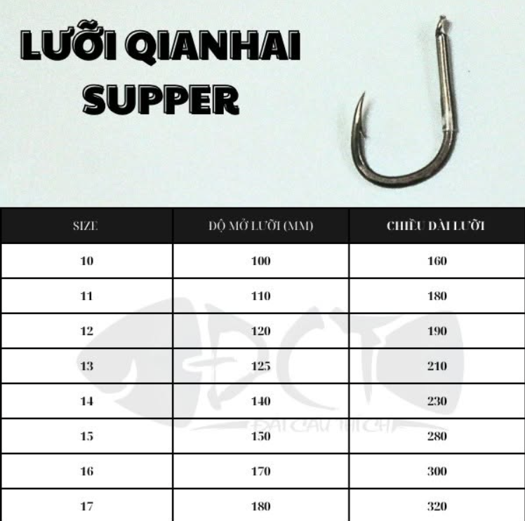 Lưỡi Câu Qianhai Super Săn Hàng
